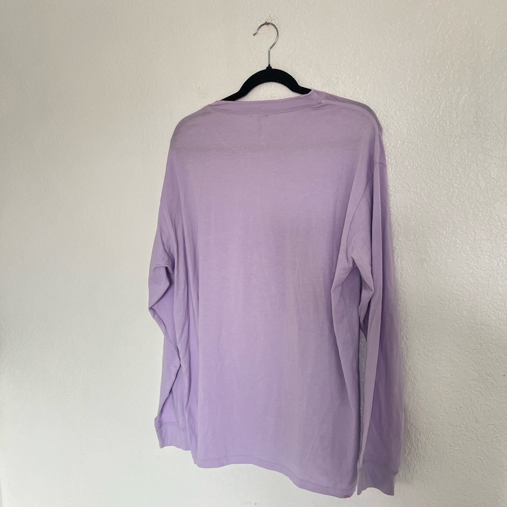 SKIMS BOYFRIEND LONG SLEEVE HENLEY - Color Lily - Picture 3 of 3